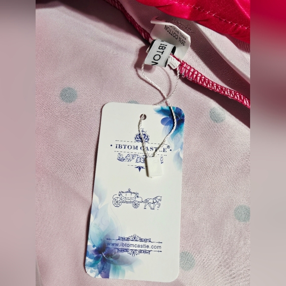 Pink / Black Baby Girl Polka Dots Princess Costume Birthday Fancy Dress up 3T - Picture 7 of 11